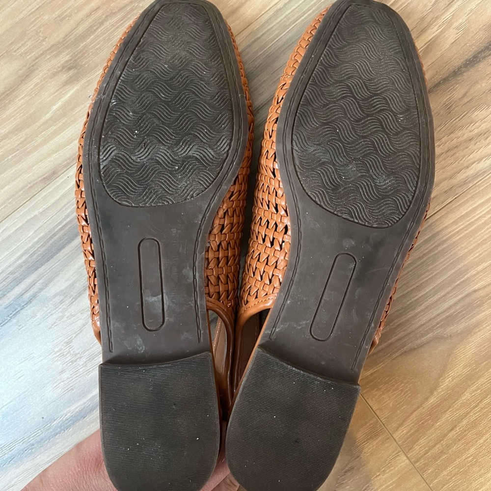 Women's Brown Woven Shoes - Picture 4 of 7